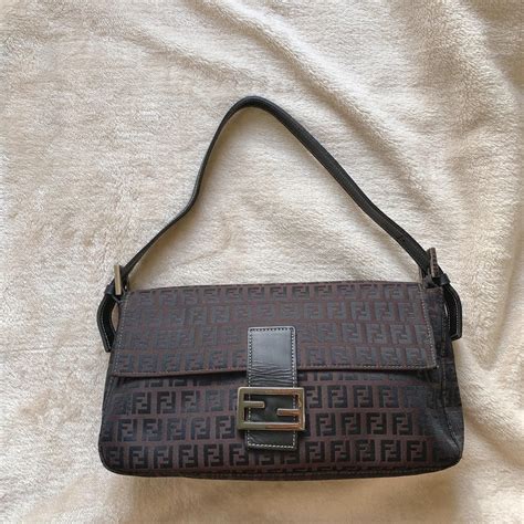 fendi baguette nera vintage|vintage fendi bags authentic.